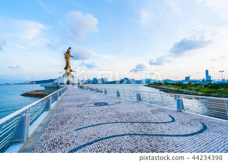 Kun iam statue landmark in macau city Kun iam statue landmark in macau city 44234398