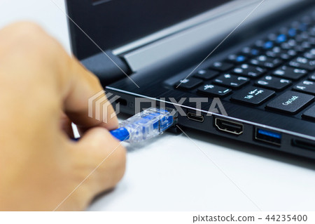 cable network connection to a Lan port  44235400