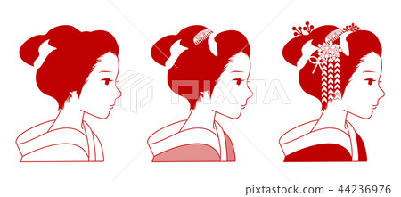 Maiko Head Vector Japanese Culture Maiko Head Vector Japanese Culture 44236976