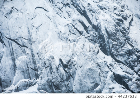 Close-up texture snow mountain Close-up texture snow mountain 44237638