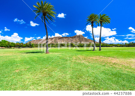 << Hawaii >> Diamond Head Kapiolani Park 44237886