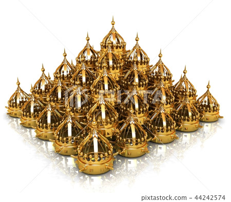 Crown. 3d render 44242574