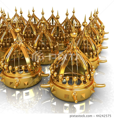 Crown. 3d render 44242575