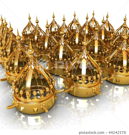 Crown. 3d render 44242578