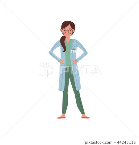 Cartoon character of hospital worker.... - Stock Illustration [44243118] -  PIXTA