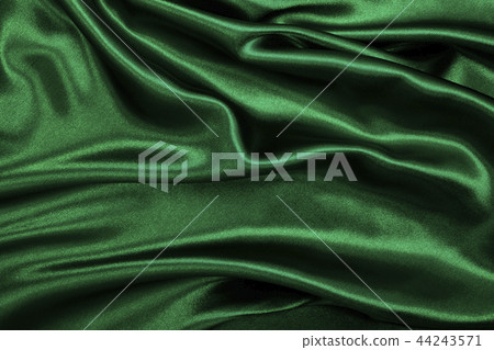 Smooth elegant green silk or satin luxury cloth Smooth elegant green silk or satin luxury cloth 44243571
