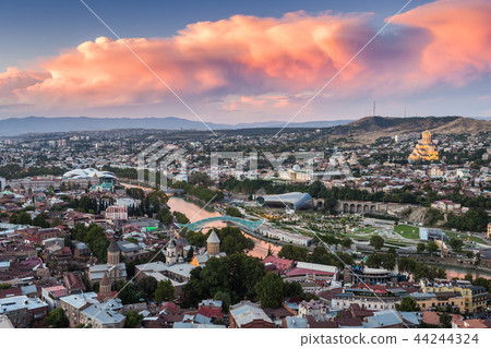 Tbilisi aerial view 44244324