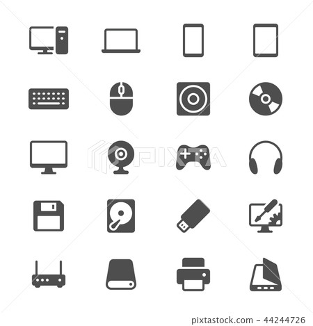Computer glyph icons 44244726