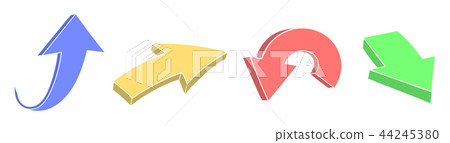 Colored arrows 44245380