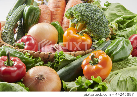 Seasonal fresh vegetables Seasonal fresh vegetables 44245897