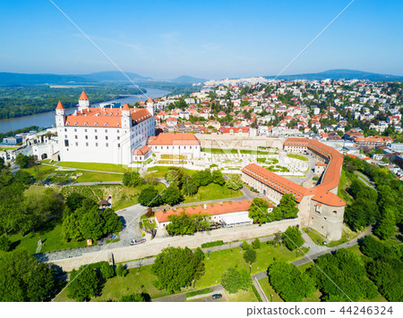 Bratislava aerial panoramic view 44246324