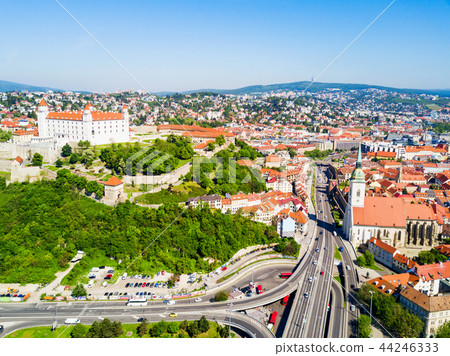 Bratislava aerial panoramic view Bratislava aerial panoramic view 44246333