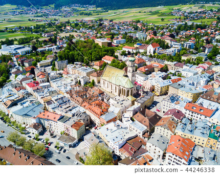 Hall Tirol aerial view 44246338