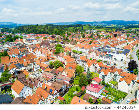 Fussen town aerial view Fussen town aerial view 44246354