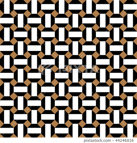Vintage Cross lines tiles vector pattern Vintage Cross lines tiles vector pattern 44246816