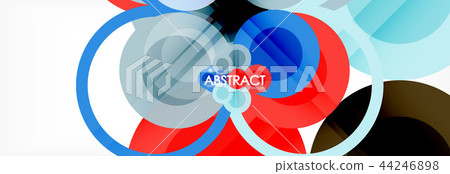 Circle composition abstract background Circle composition abstract background 44246898