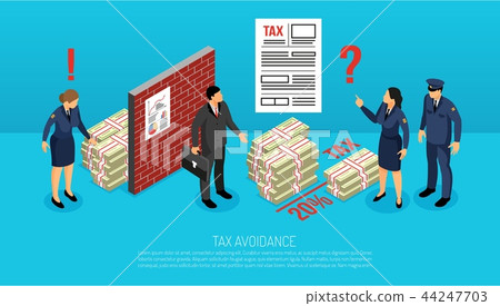 Tax Inspection Isometric Composition  44247703