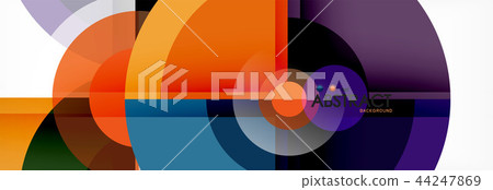 Circle abstract background 44247869