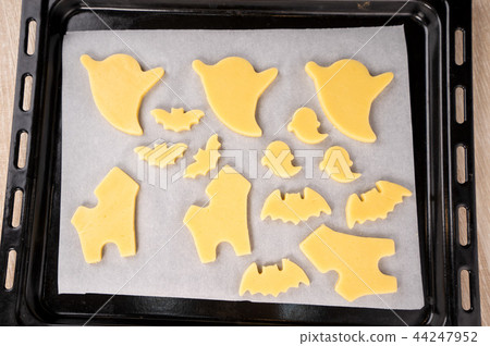 Manseibetsu糖霜Kirimochi注入生產萬聖節餅乾萬聖節餅乾 44247952