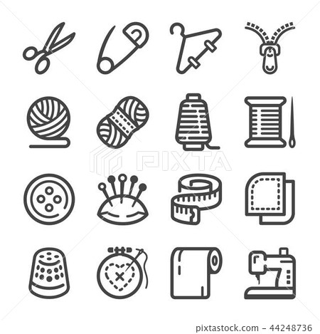 sewing icon 44248736