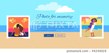 Photo for Memory Poster with Couples and Text 44248928