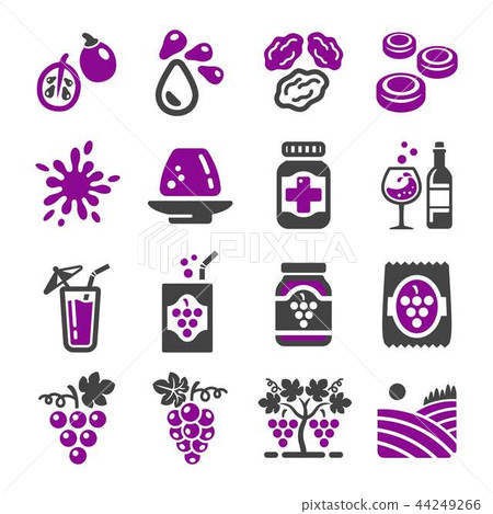 grape icon grape icon 44249266