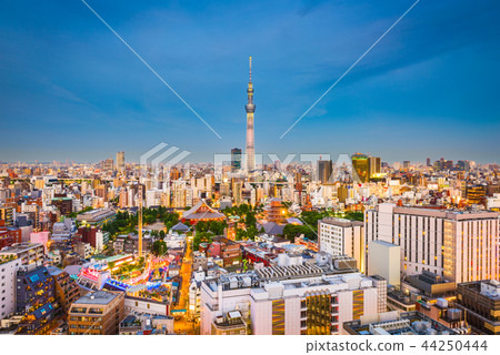 Asakusa, Tokyo, Japan Skyline 44250444
