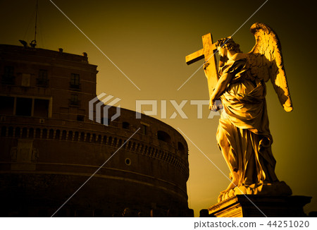 Catholic angel with cross Catholic angel with cross 44251020