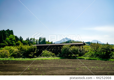 Aso bridge bridge covered bridge 44252008