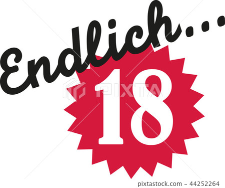 Finally 18 - 18th birthday german 44252264