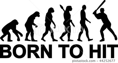 Baseball Evolution Born to hit Baseball Evolution Born to hit 44252677