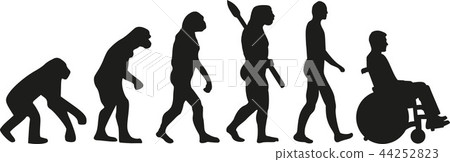 Wheelchair evolution Wheelchair evolution 44252823