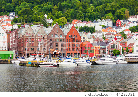 Bryggen dock in Bergen 44253351