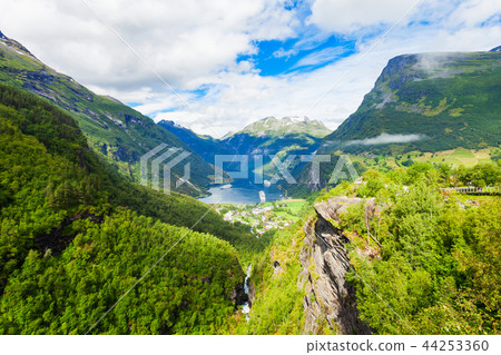 Geiranger at Geirangerfjord, Norway 44253360