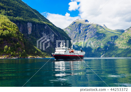 Geiranger at Geirangerfjord, Norway 44253372