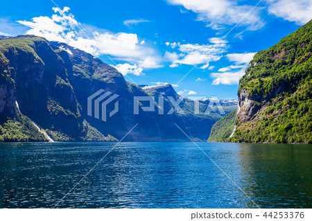 Geiranger at Geirangerfjord, Norway Geiranger at Geirangerfjord, Norway 44253376