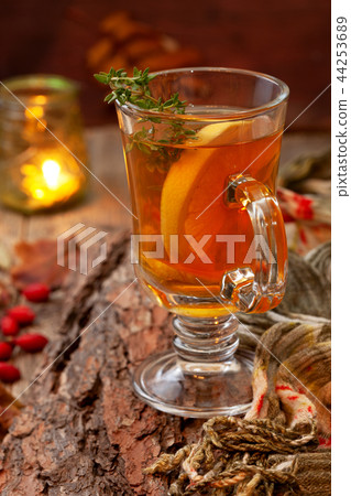 autumn tea with ginger 44253689