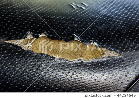 Leather upholstery . Leather seat is worn out. 44254649