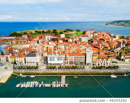 Gijon city marina in Asturias, Spain Gijon city marina in Asturias, Spain 44255202