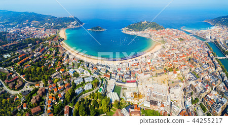 San Sebastian aerial panoramic view 44255217