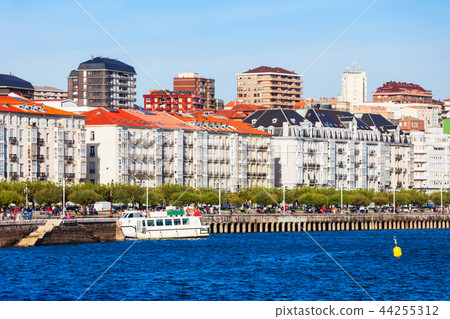 Santander city embankment in Spain Santander city embankment in Spain 44255312