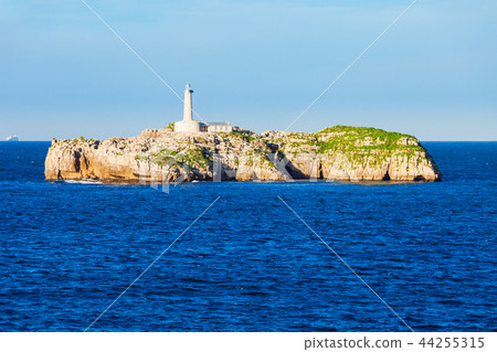 Mouro Island Lighthouse in Santander 44255315