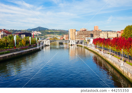 Nervion River embankment in Bilbao 44255350