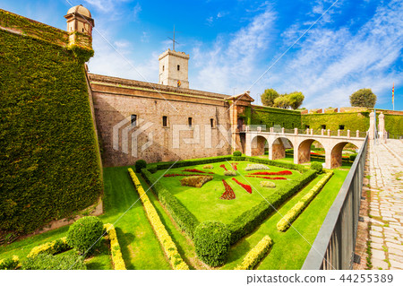 Montjuic Castle in Barcelona, Spain 44255389