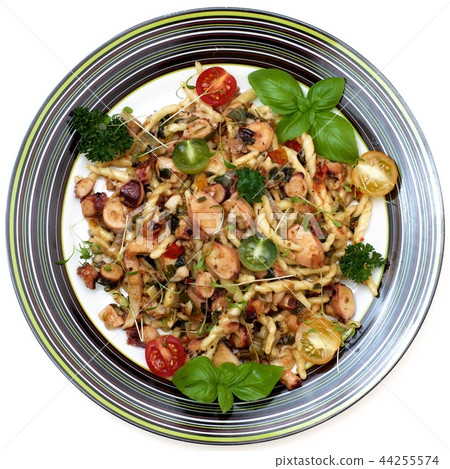 Trofie Pasta with Octopus 44255574