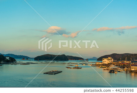 黃昏的三重縣鳥羽市 黃昏的三重縣鳥羽市 44255598