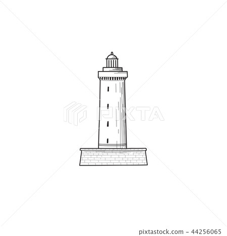 Lighthouse icon. symbol of lighthouse tower. Lighthouse icon. symbol of lighthouse tower. 44256065