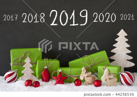Christmas Decoration, Cement, Snow, Timeline 2019 44256539