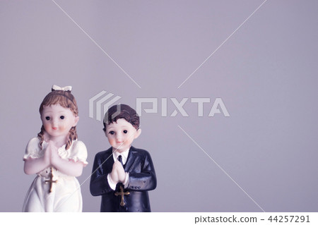 Cake topper Catholic communion 44257291