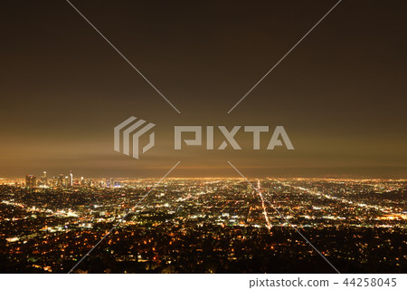 Griffith Observatory, LA Night View Griffith Observatory, LA Night View 44258045